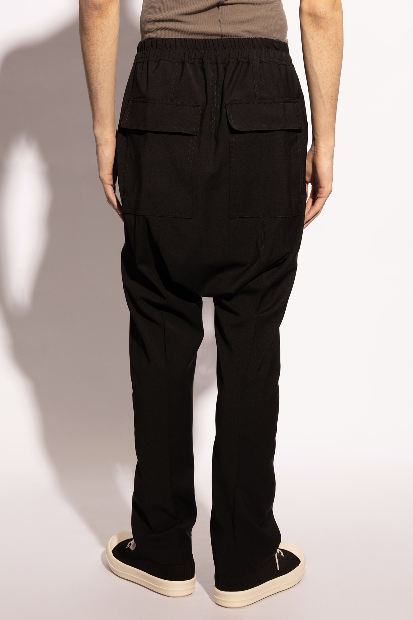 Black 'Drawstring Long' trousers Rick Owens - Vitkac Canada